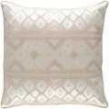 Surya Surya MRW001-2020D Morowa Pillow Kit - Khaki; Cream & Cream - 20 x 20 x 4 in. MRW001-2020D